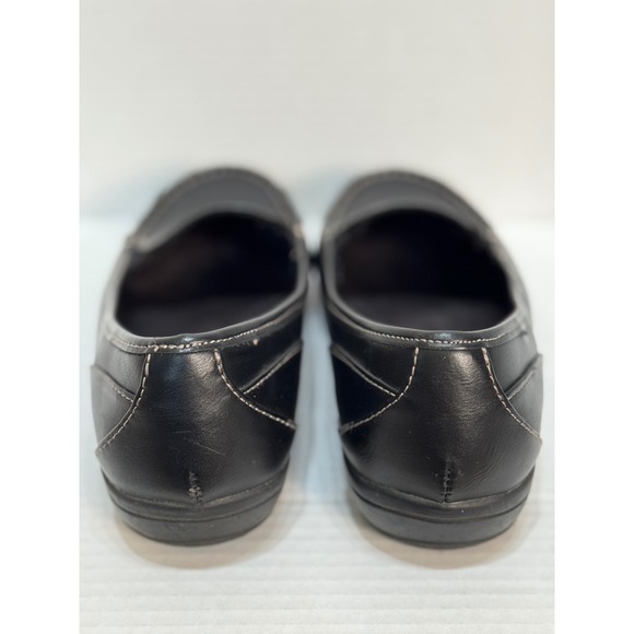 Comfort Plus by Predictions Womens Black Size 7.5W Loafers Flats Slip On Shoes